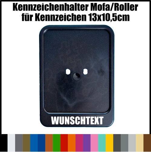 1xkennzeichenhalter - 1xkennzeichenhalter, m